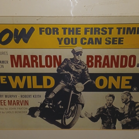 MARLON BRANDO: THE WILD ONE framed poster - Picture 2 of 4